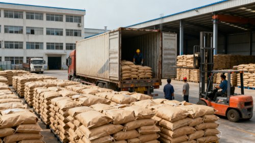 工厂仓库装车吸水树脂颗粒