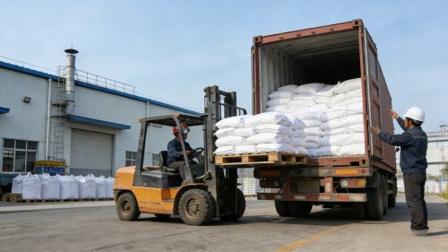 高分子吸水树脂SAP包装装车照片