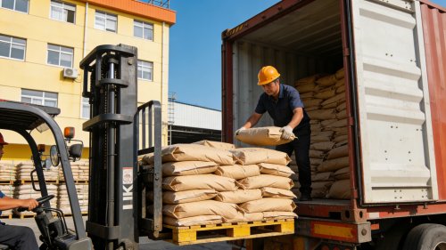 高吸水树脂SAP工厂装车现场