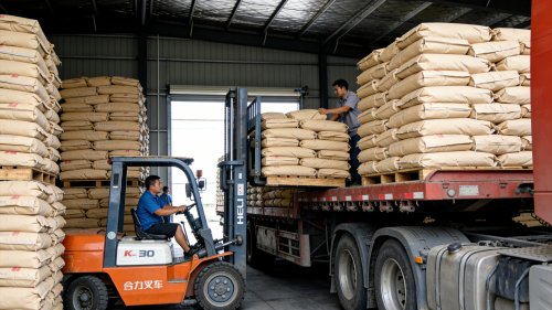 SAP吸水树脂批量装车